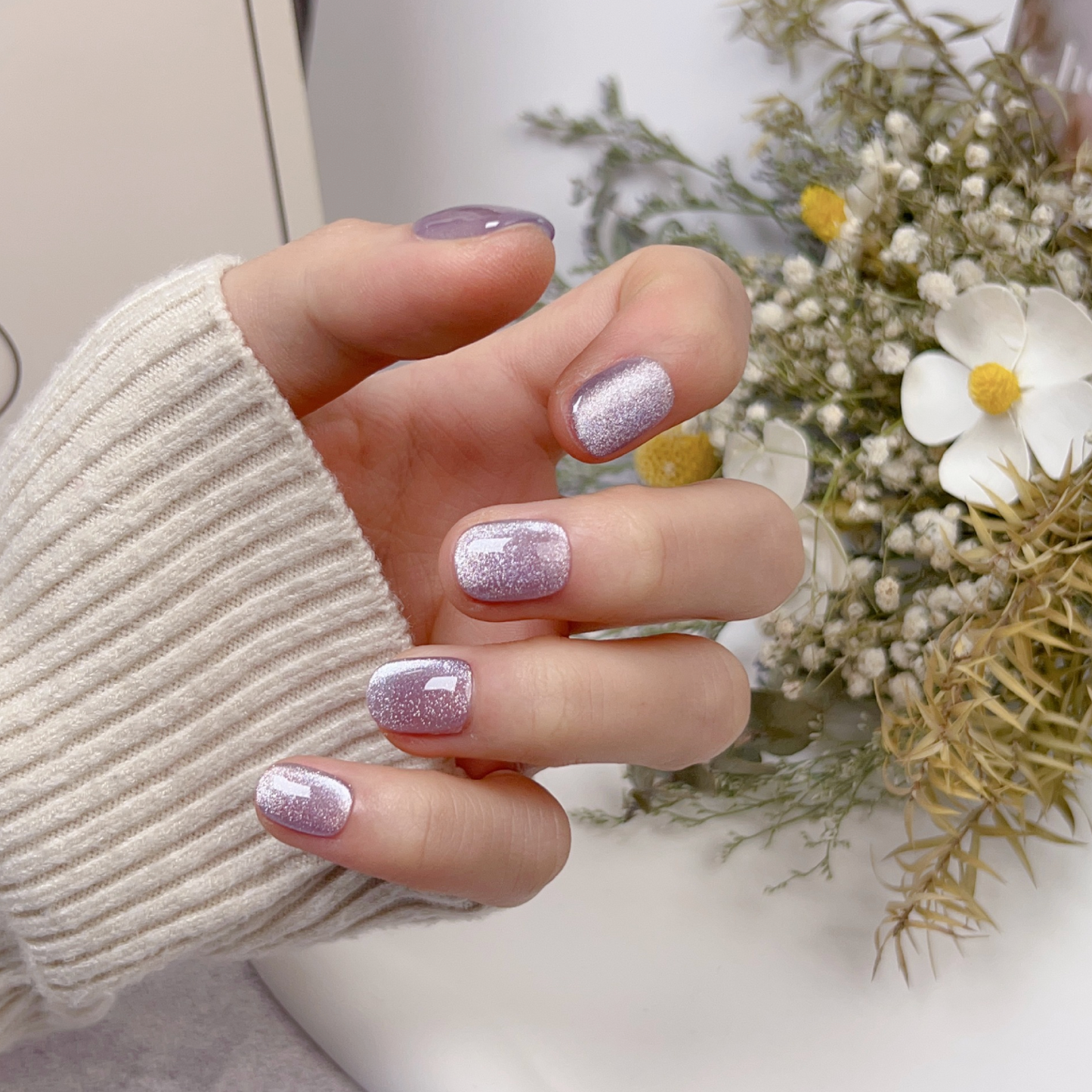 Love Scratch | Short Square 10pcs Press-on Nails