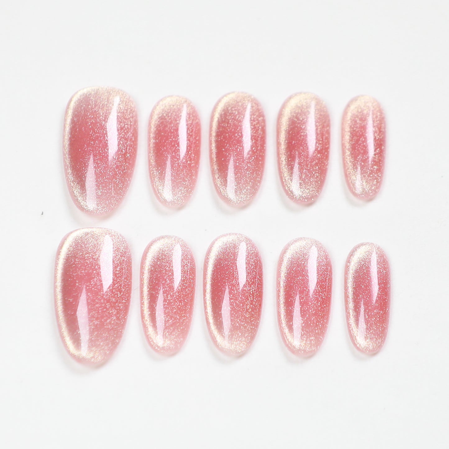 Love Scratch | Regular Oval Cat Eye Press-on Nails
