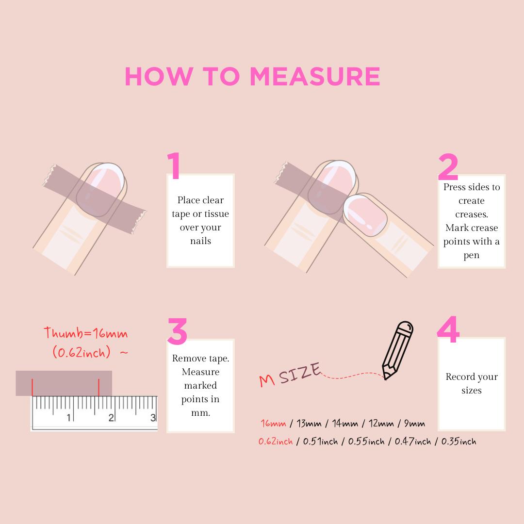 Love Scratch | Pink Regular Almond 3D Press-on Nails