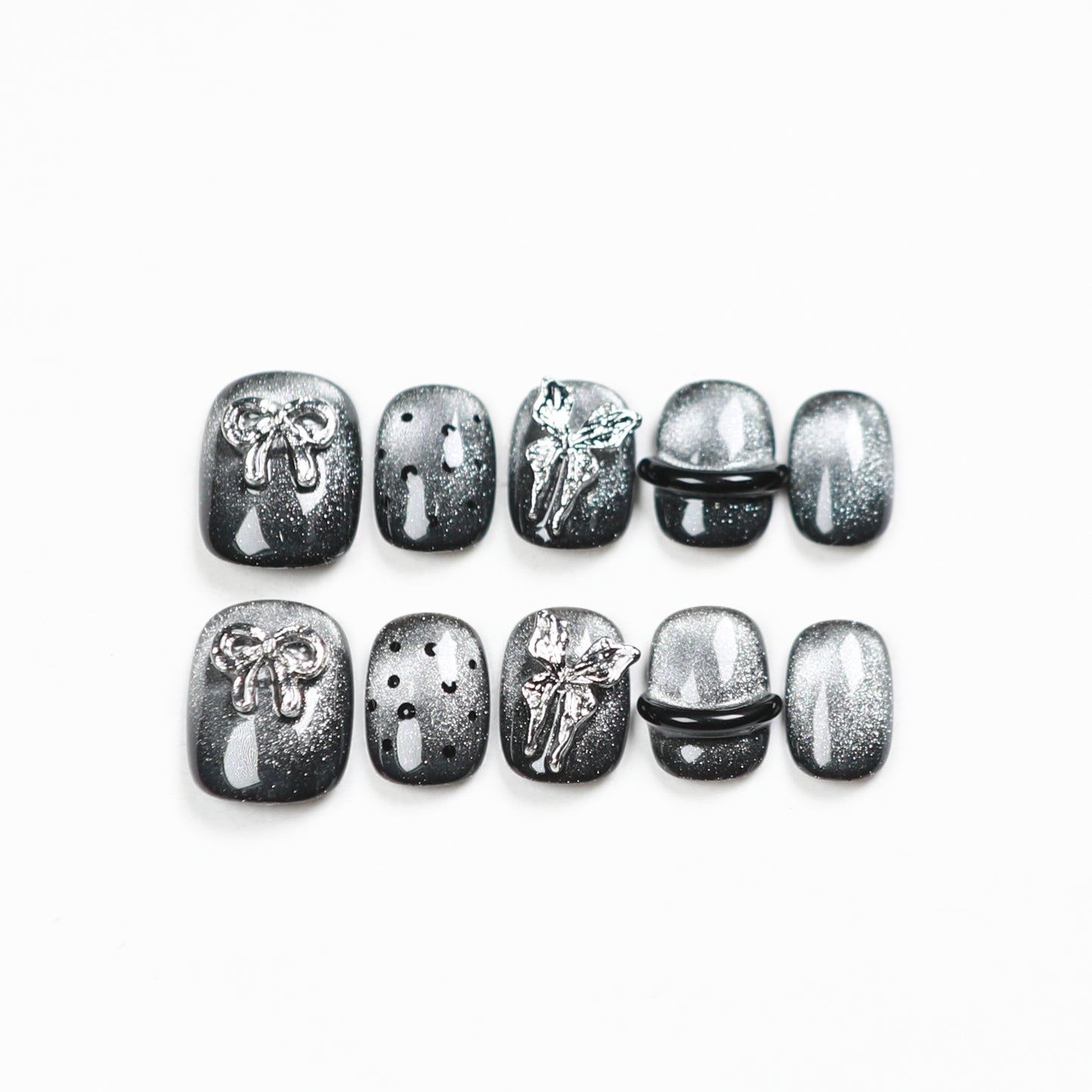 Love Scratch | Short Square 10pcs Press-on Nails