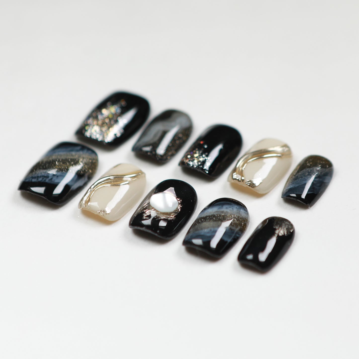 Love Scratch | Short Square 10pcs Press-on Nails