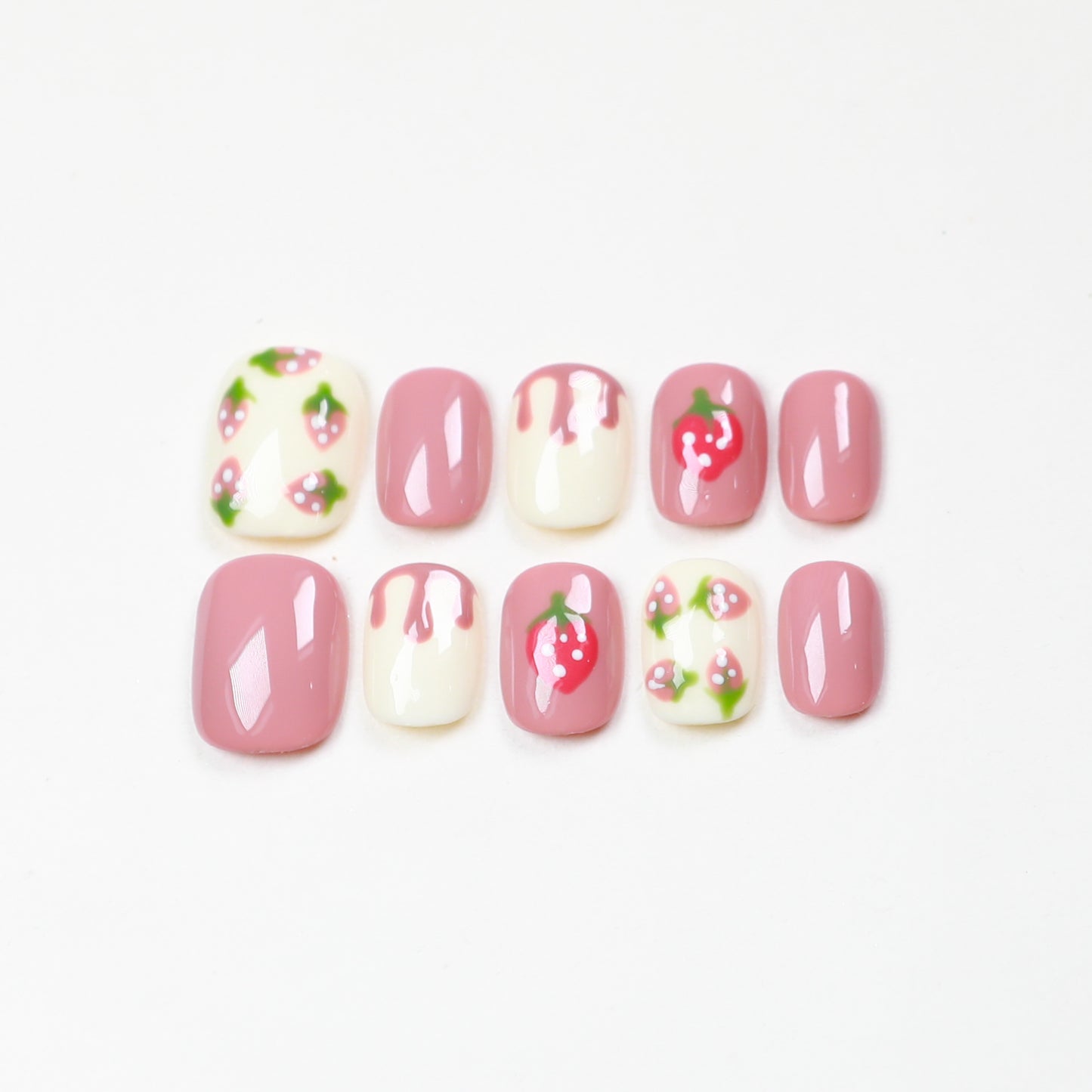 Love Scratch | Short Square 10pcs Press-on Nails
