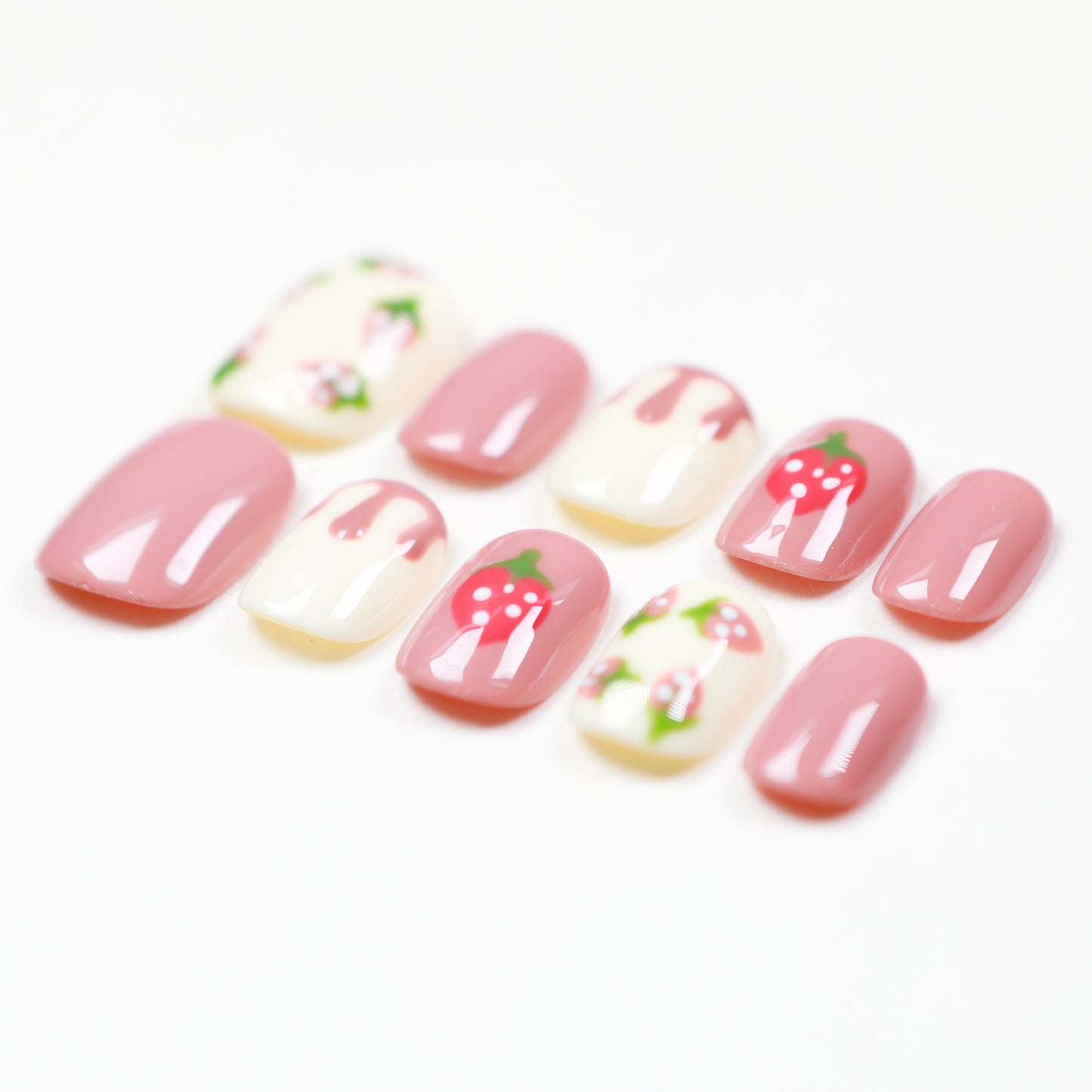 Love Scratch | Short Square 10pcs Press-on Nails