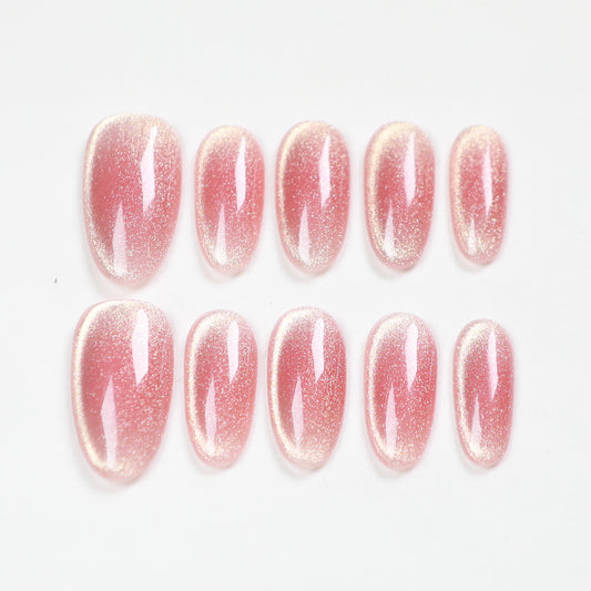 Love Scratch | Regular Oval Cat Eye Press-on Nails